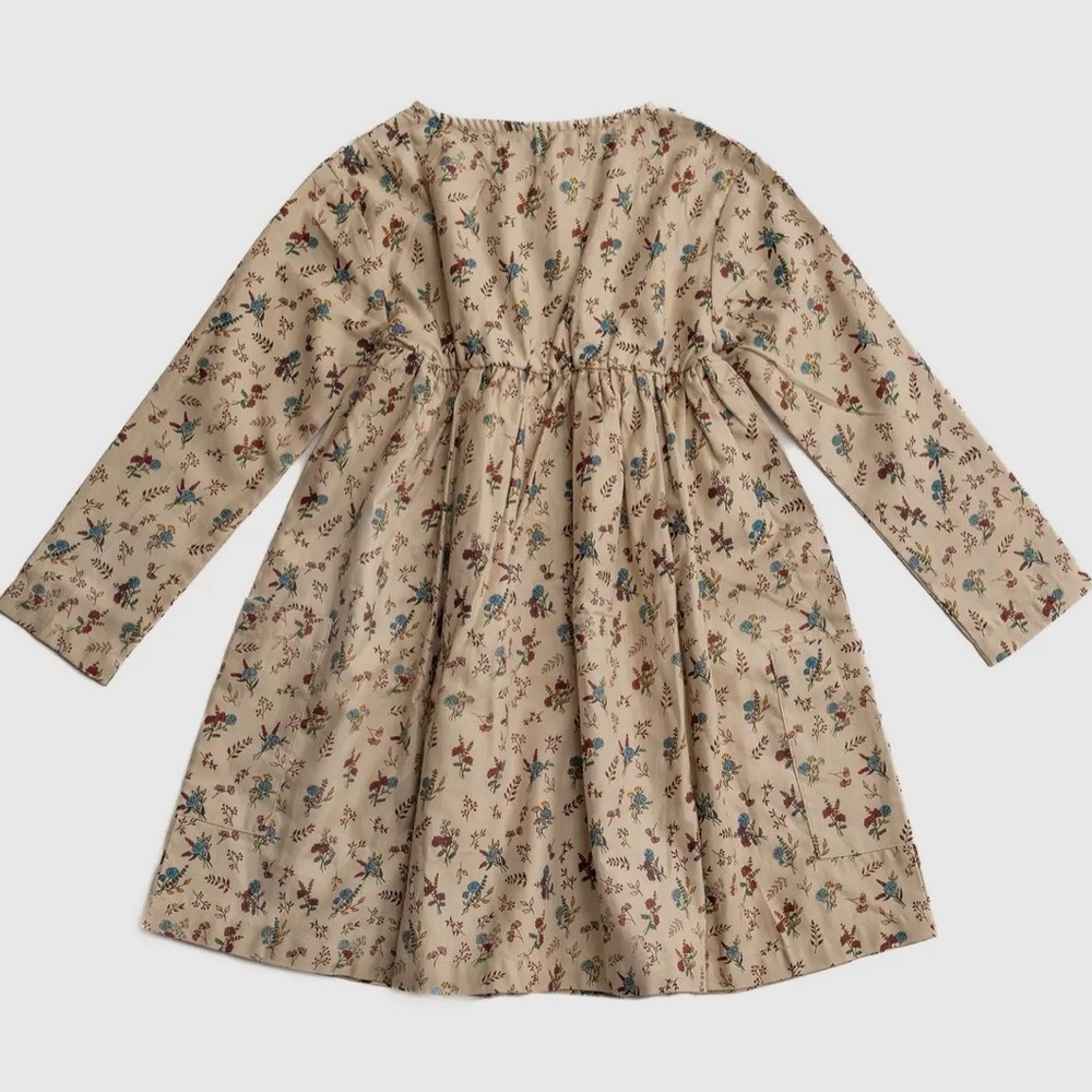 Cotton floral long sleeved dress